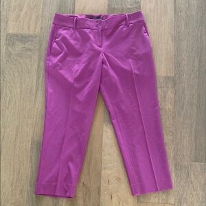 The Limited Drew Fit Cropped Dress pants Women's size 12 Pink
